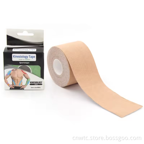 Custom Logo Waterproof Cotton Elastic Kinesiology Tape for Sports Pain Relief - Direct Manufacturing